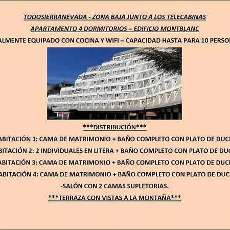 Todosierranevada Zona Baja - De 4 - Junto A Telecabinas * Sierra Nevada